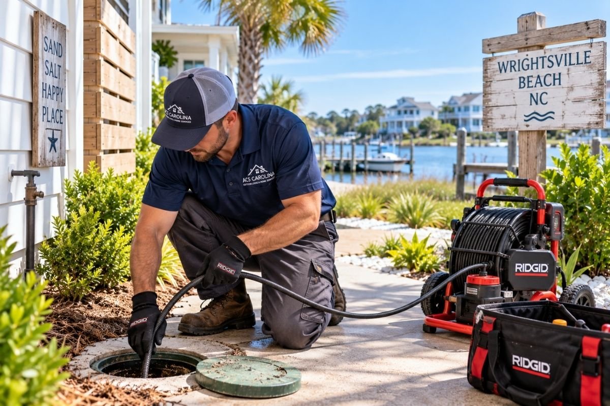 Common Causes of Clogged Drains in Wrightsville Beach, NC Homes