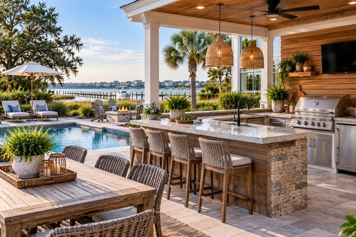 Custom Outdoor Kitchen Ideas for Coastal North Carolina Homes