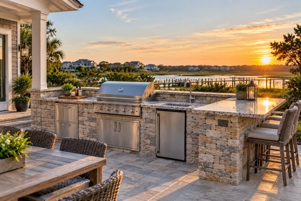 Outdoor Kitchen Installation in Hampstead, NC: A Complete Homeowner’s Guide
