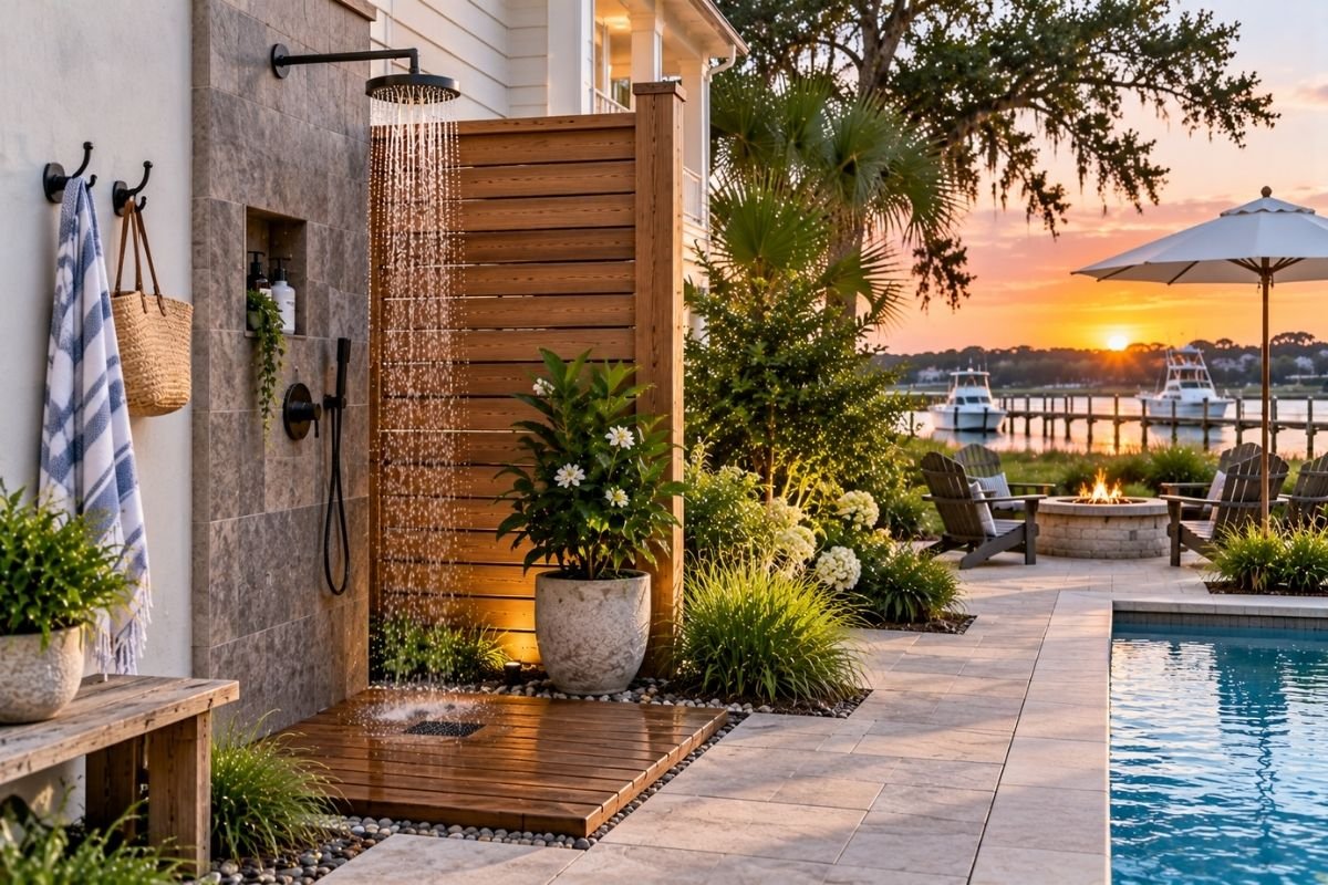 How to Plan the Perfect Outdoor Shower in Wilmington, NC
