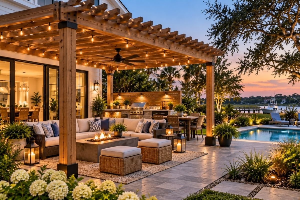 Pergola Design Ideas for Wilmington, NC Backyards
