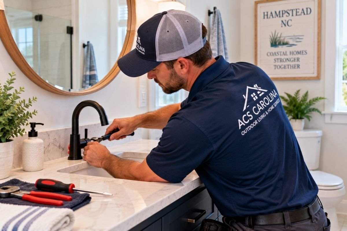 Plumbing Repair and Fixture Replacement in Hampstead, NC