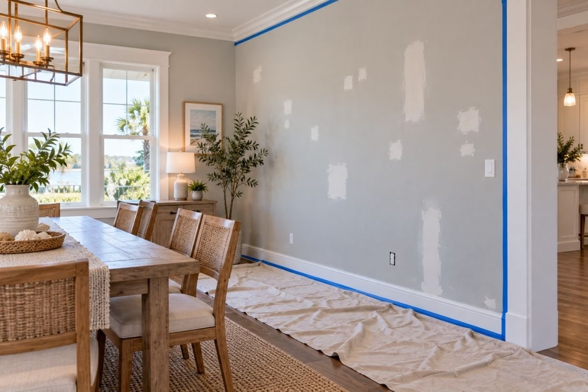 Wall Repairs to Make Before Interior Painting in Wilmington, NC